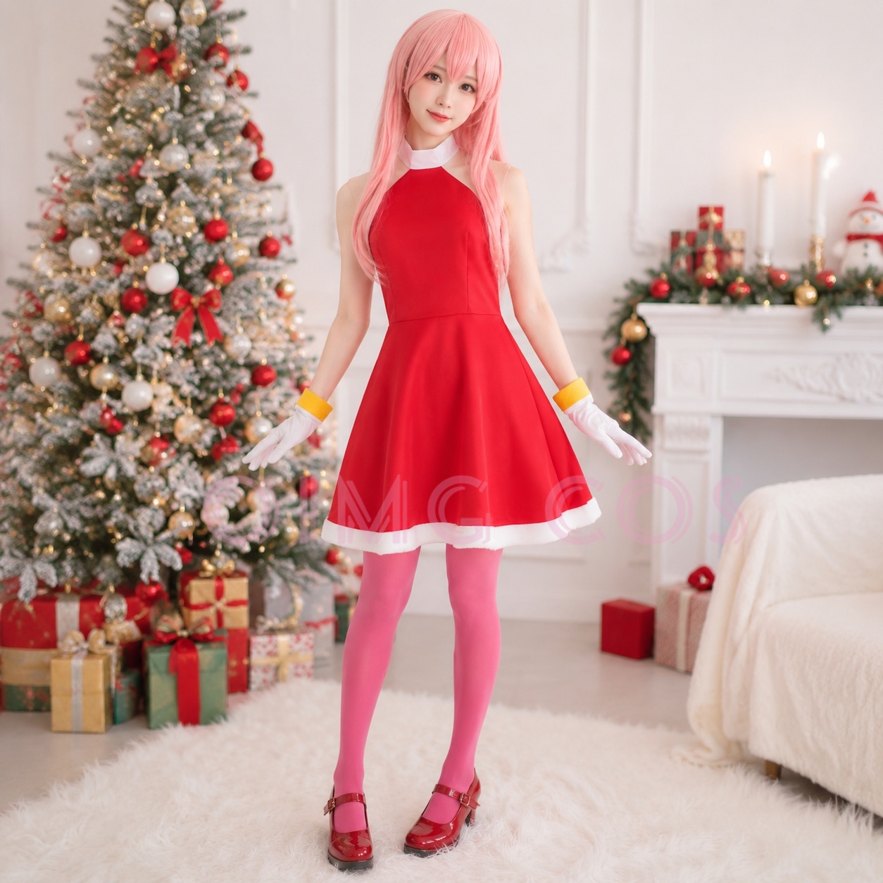 Anime Cosplay Dress - Amy Rose Cosplay Kostuum Volwassen Carnaval