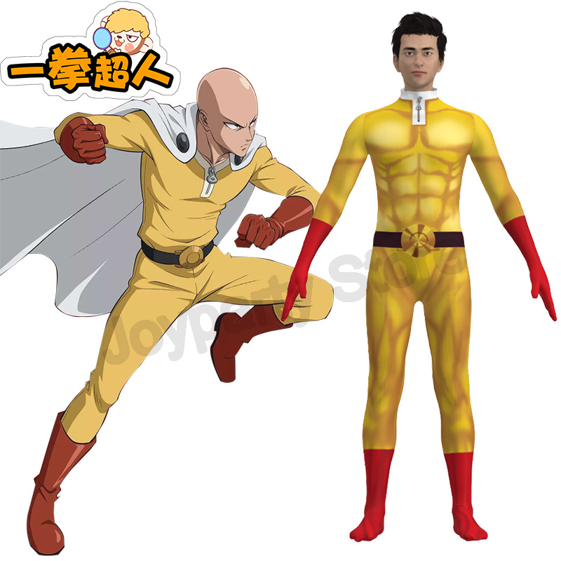 Anime Cosplay One Punch Man - One Punch Man Cosplay Kostuums Voor