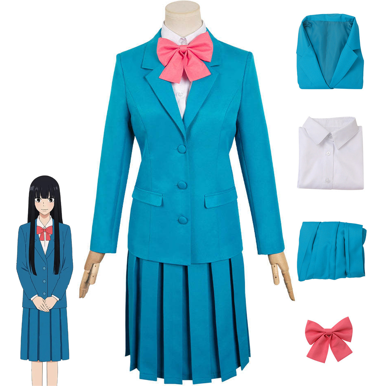 Anime Cosplay Kakegurui - Anime Kimi Ni Todoke Kuronuma Sawako
