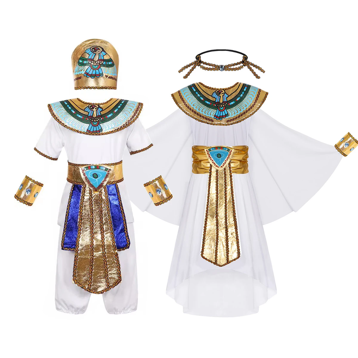 Egypt Cosplay Anime - Jongens Meisjes Egypte Farao Cleopatra Kostuum