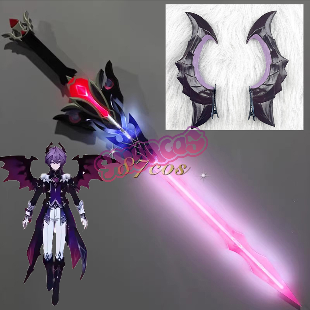 Anime Cosplay Sword - 115CM Durin Zwaard Genshin Impact Lichtgevende