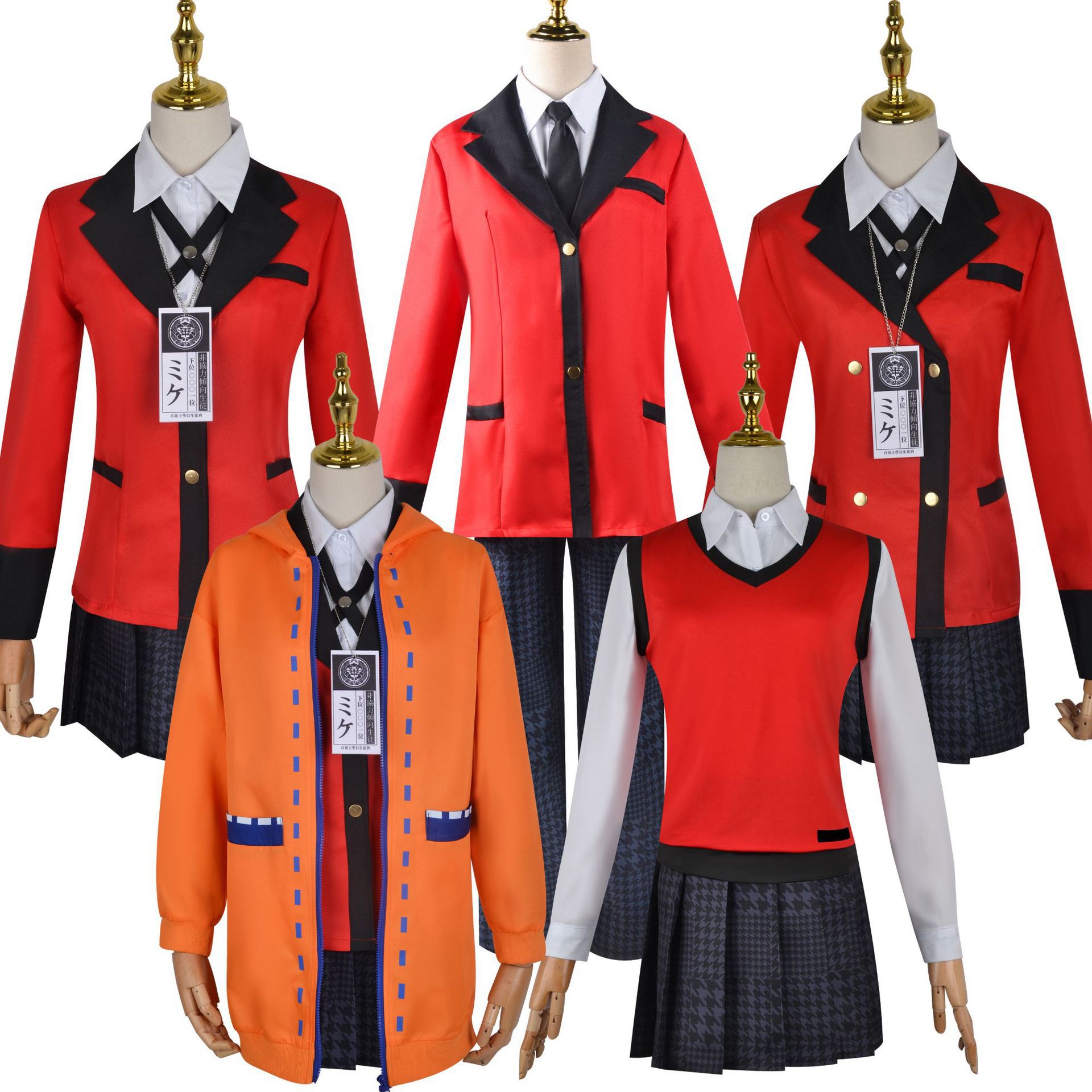 Anime Cosplay Kakegurui - Kakegurui Anime Cosplay Kostuum Yumeko Jabami