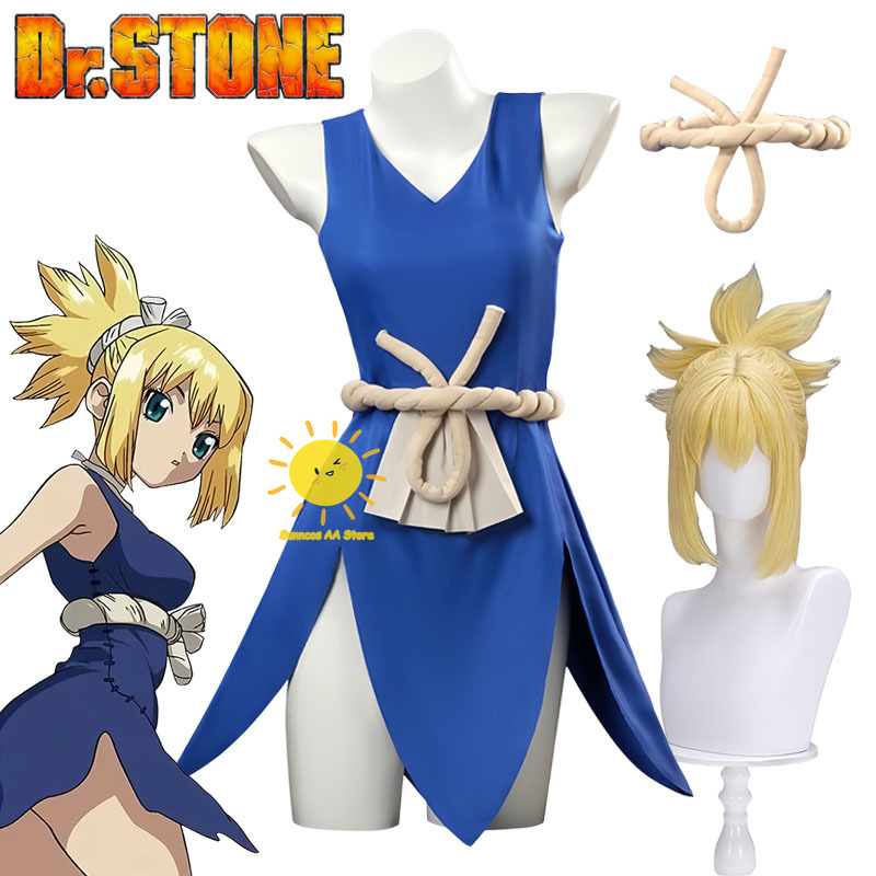 Anime Dr.Stone Cosplay Kohaku  - Anime Cosplay Mujer recensie en prijs