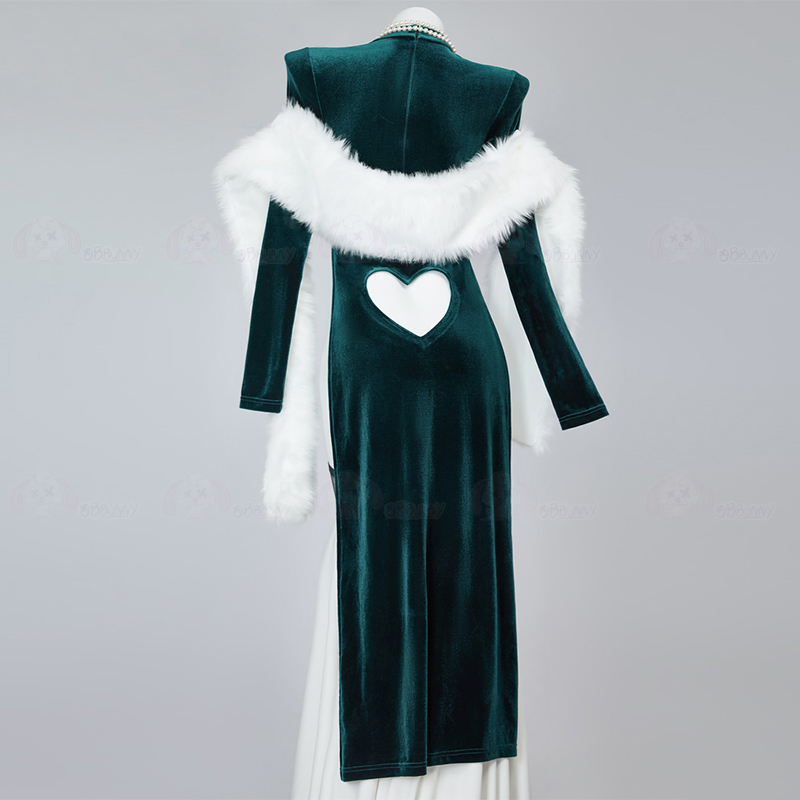 Sexy Velet Harige Cape Jurk Me - Anime Cosplay One Punch Man recensie en prijs