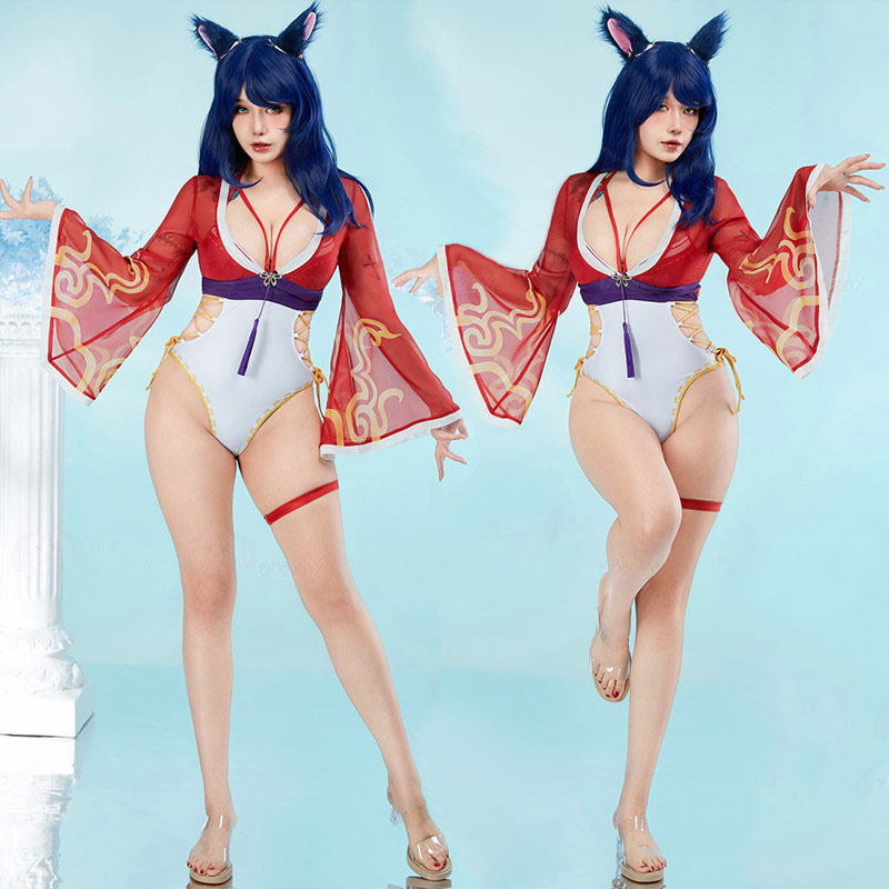 League of Legends Ahri badpak  - Anime Cosplay Bikini recensie en prijs