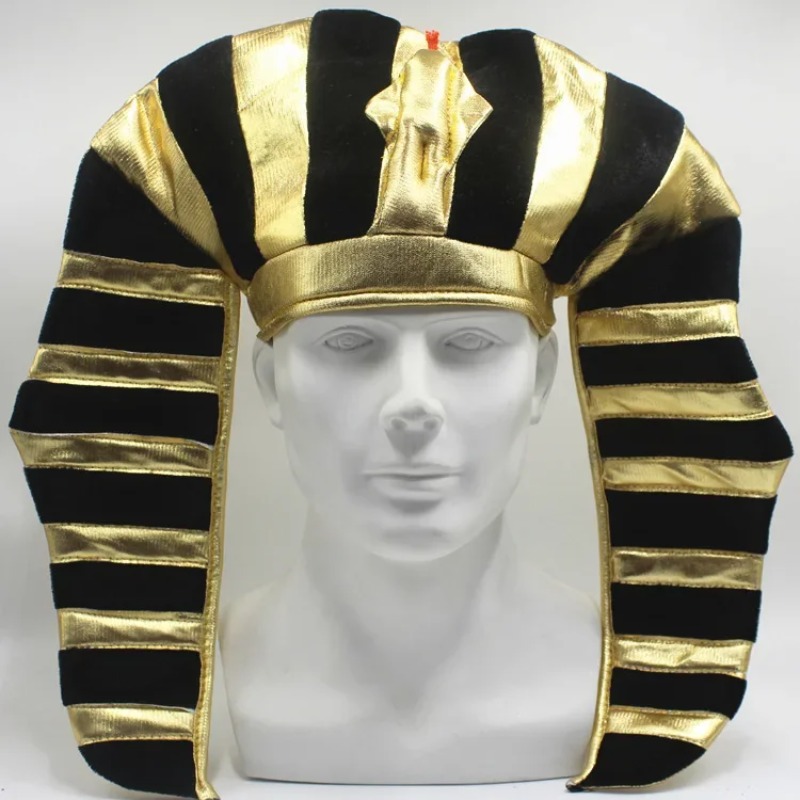 Stoffen Egyptische Farao Hoed  - Egypt Cosplay Anime recensie en prijs