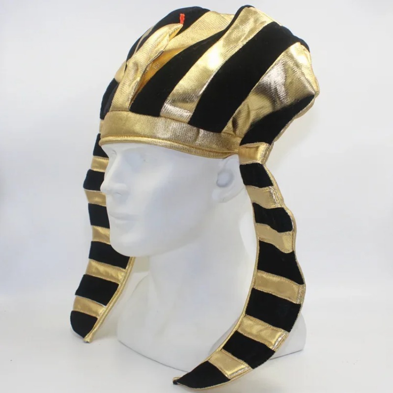 Stoffen Egyptische Farao Hoed  - Egypt Cosplay Anime recensie en prijs