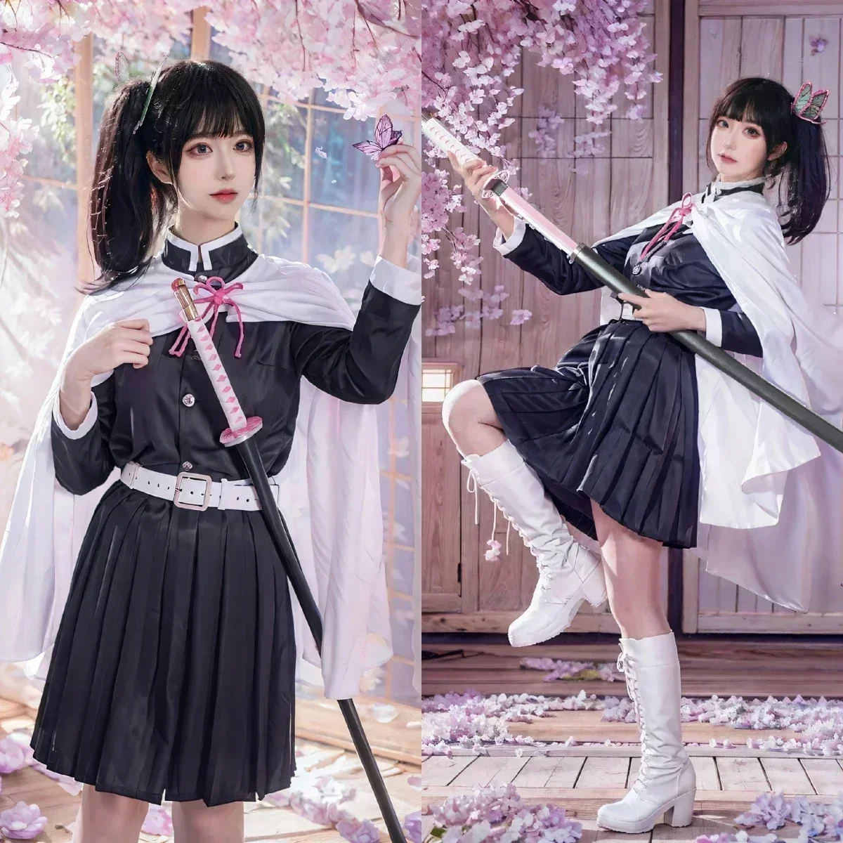 Halloween Tsuyuri Kanao Cospla - Demon Slayer Haori recensie en prijs