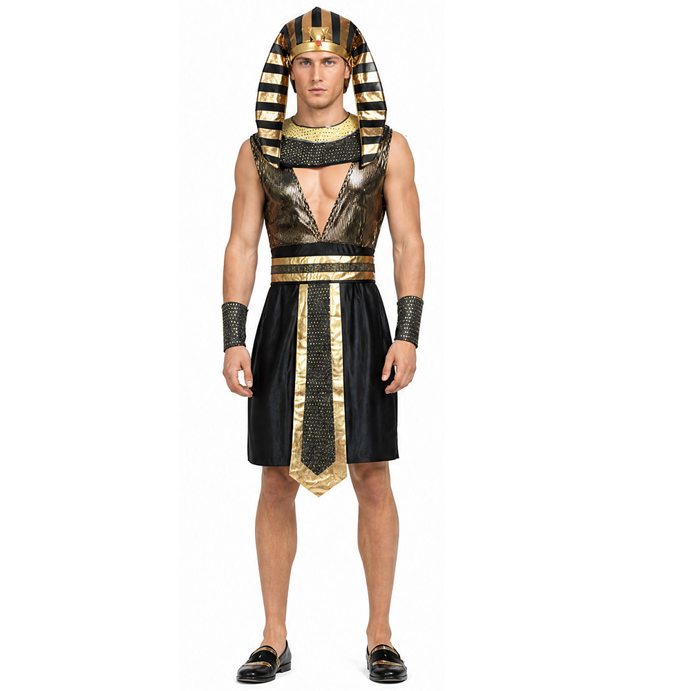 Mannen Egyptische Farao Kostuu - Egypt Cosplay Anime recensie en prijs