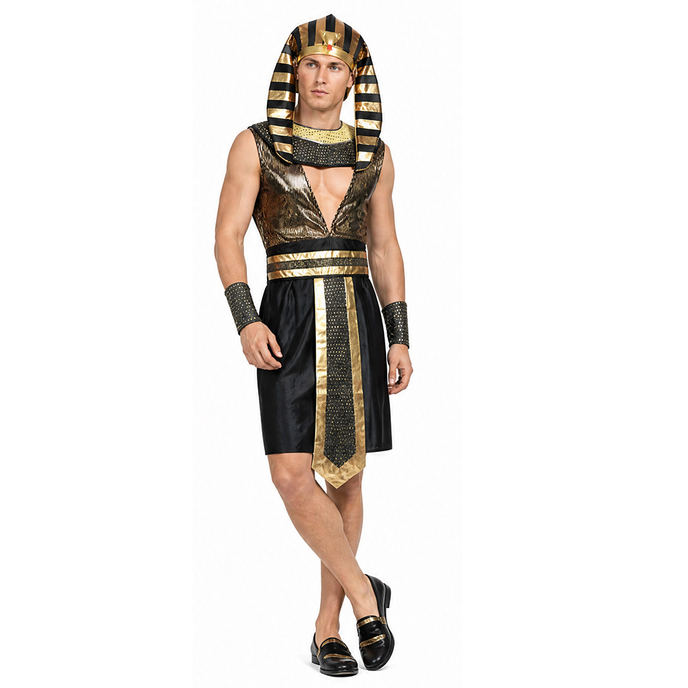 Mannen Egyptische Farao Kostuu - Egypt Cosplay Anime recensie en prijs