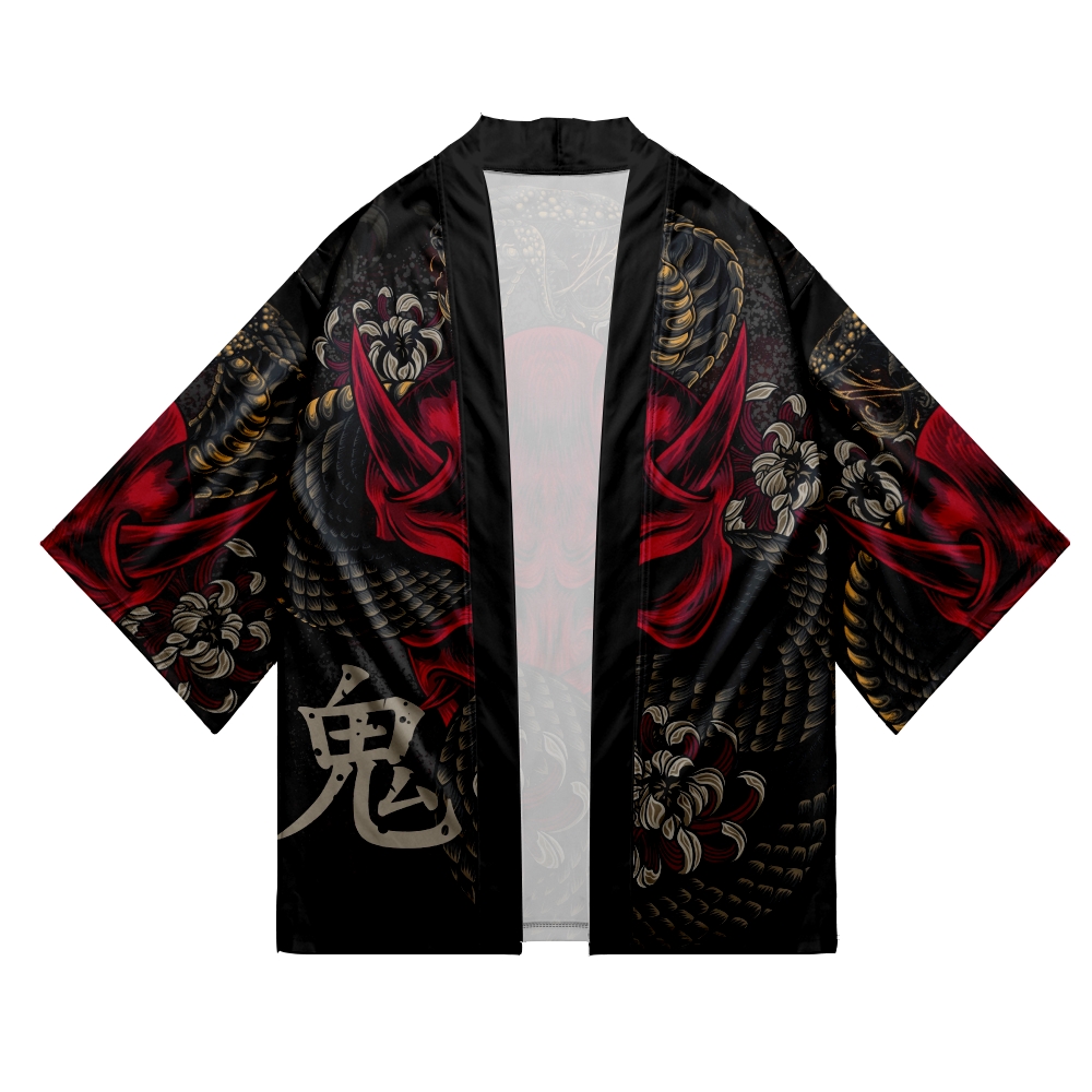 Snake Demon Print Jas Japanse  - Demon Slayer Haori recensie en prijs