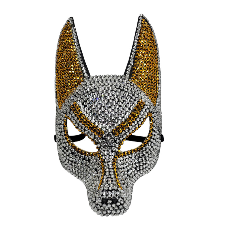 Sprankelende Strass Anubis Mas - Egypt Cosplay Anime recensie en prijs